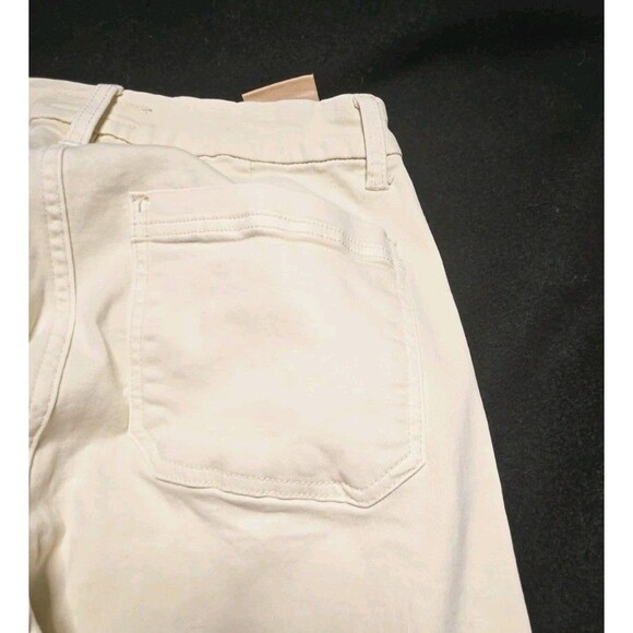 KUT From the Kloth Jodi Wide Leg Stretch Cargo Beige Pants Size 6 28x30 - Picture 3 of 10